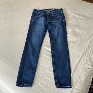 AEO denim jeggings; size 2 SHORT